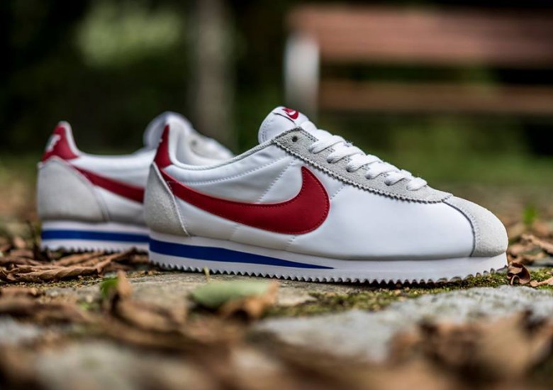 Nike Cortez Nylon In The Familiar Forrest Gump Colors