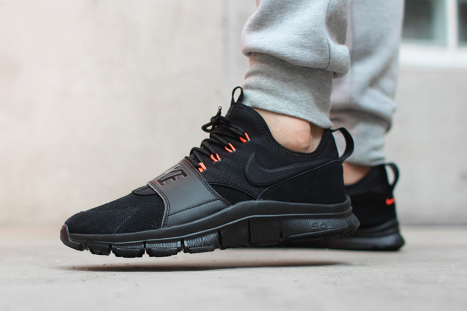 Nike Free Ace Leather With Hints Of Hyper Orange