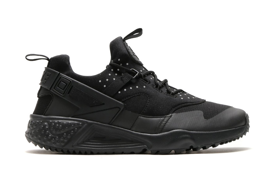 Nike Huarache Utility Black Silver 1