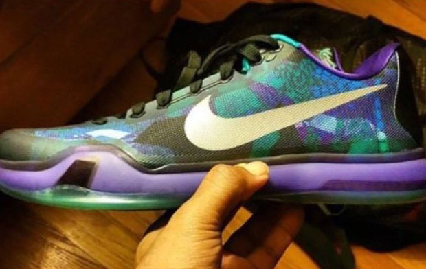 Nike Kobe 10 Emerald Glow Reflect Silver Court Purple