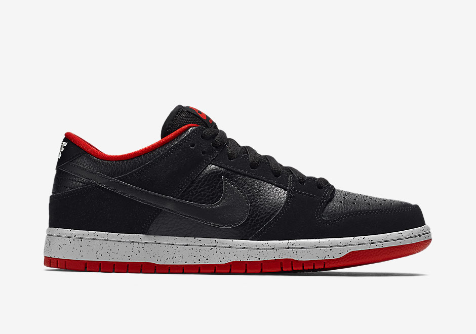 Nike Sb Dunk Low Black Cement 1