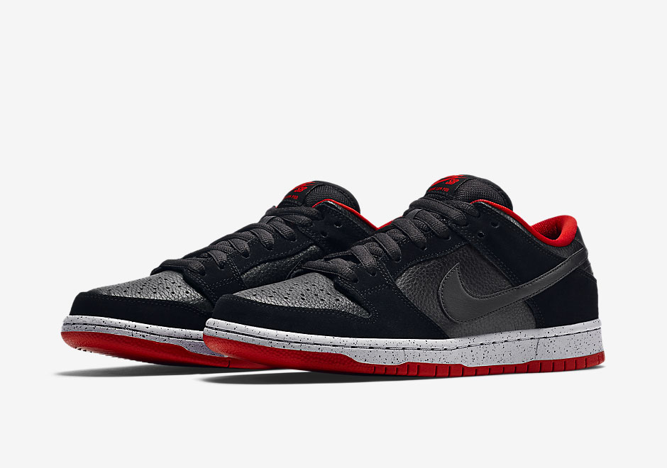 Nike Sb Dunk Low Black Cement 4