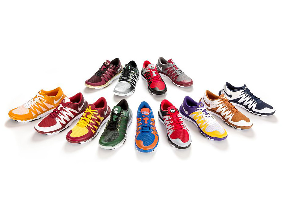 Pick Your Favorite College Football Team With The Nike Free TR 5