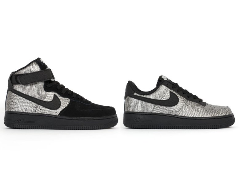 Nike Air Force 1 Premium “Metallic Silver” Pack