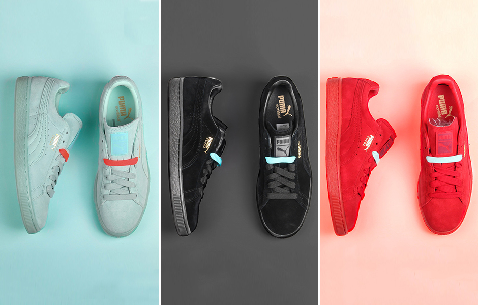 Puma Suede "Mono-Iced" Pack