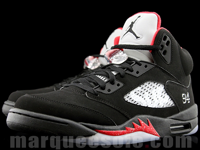 Supreme Air Jordan 5 Black Nubuck Releasing Soon 03