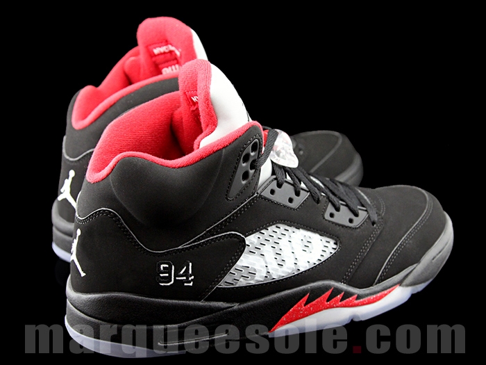 Supreme Air Jordan 5 Black Nubuck Releasing Soon 04