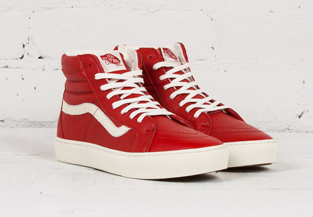 Vans Sk8 Hi Ca Cupsole Red