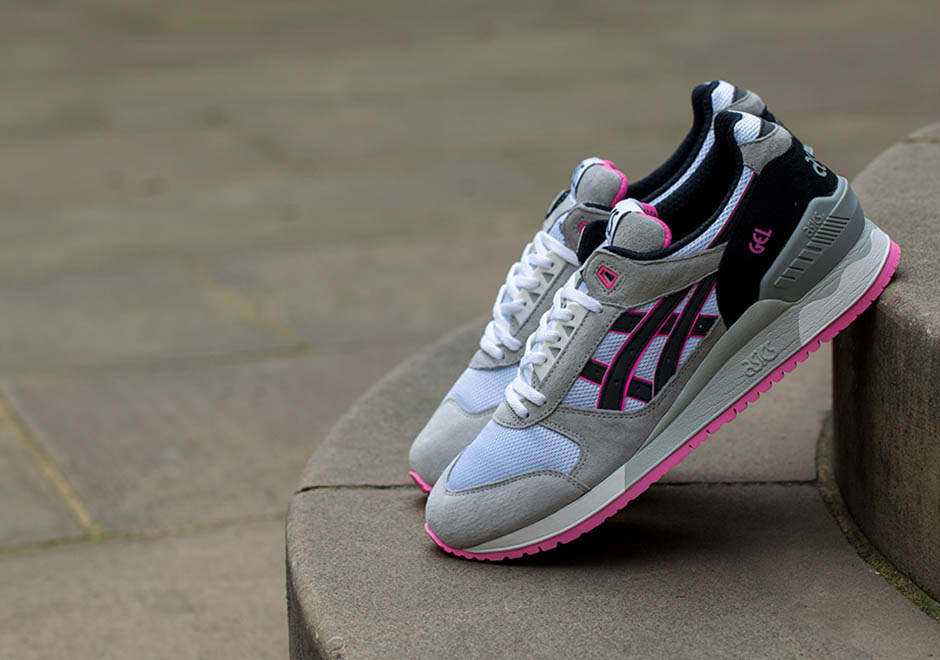 Asics Tiger Gel Sight Gel Respector Black Pink Grey 7