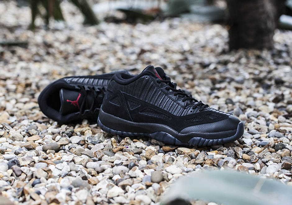 Air Jordan 11 Low Black Red Referee Release Reminder 2