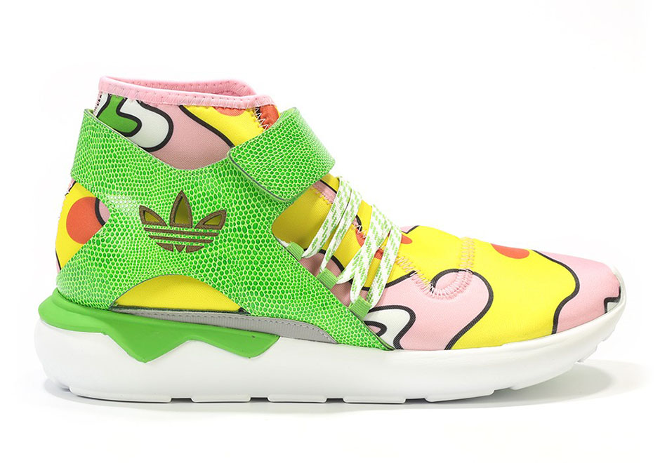 Adidas Originals By Jeremy Scott Tubular Js Yellow Green 2