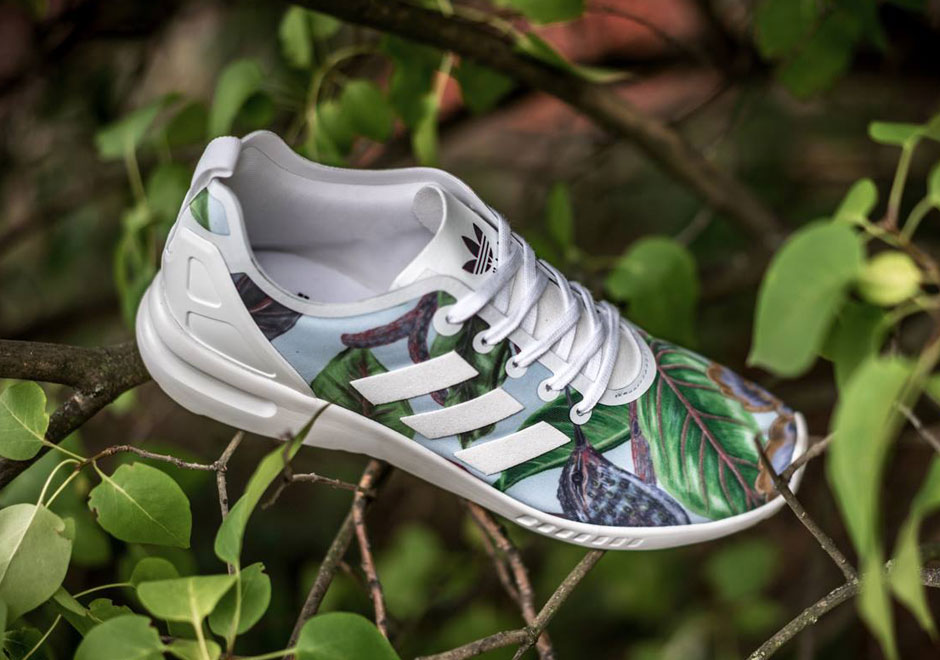 "Hummingbird" Prints On This Slimmed Down Version of the adidas ZX Flux