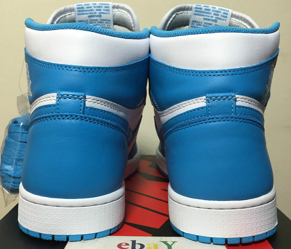 Air Jordan 1 Og Carolina Team Early 5