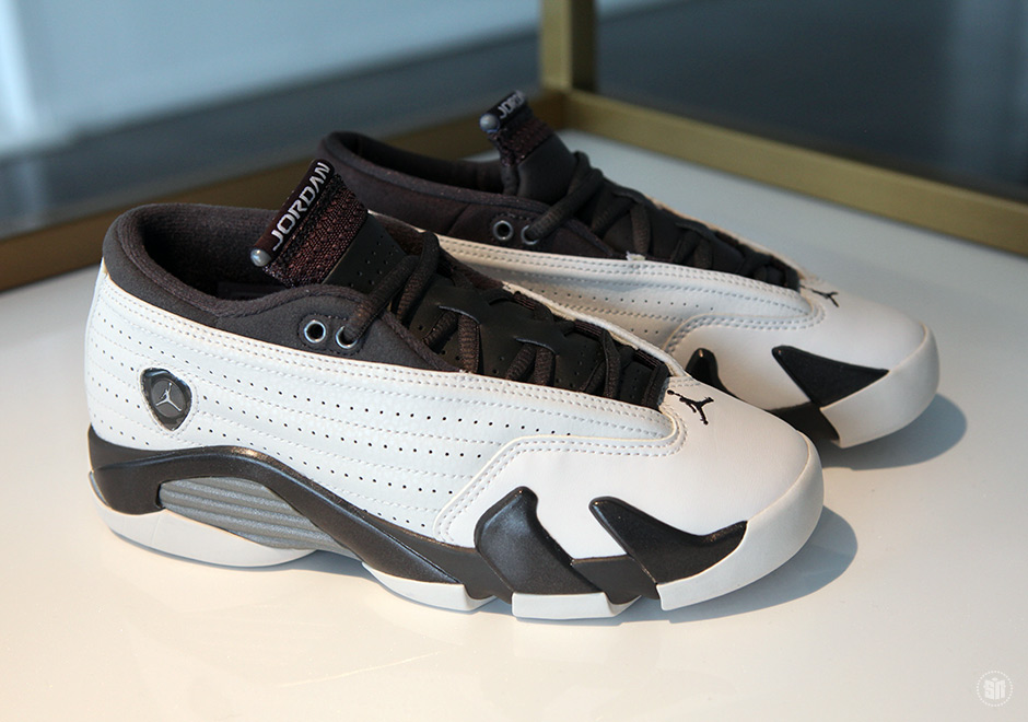 Air Jordan 14 White Grey Gs 4