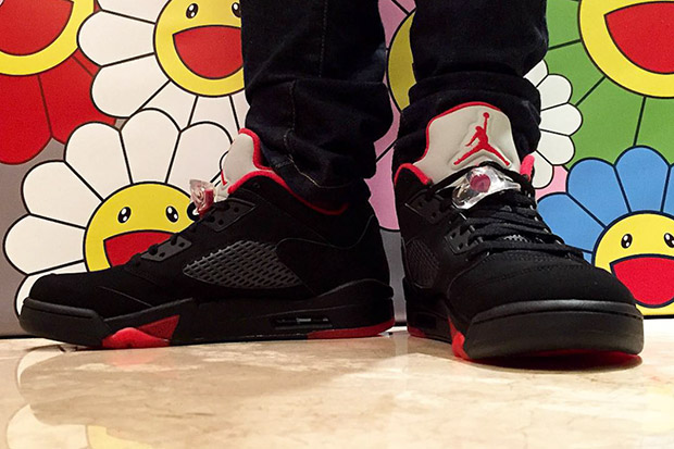 Air Jordan 5 Alternate On Foot Look 02