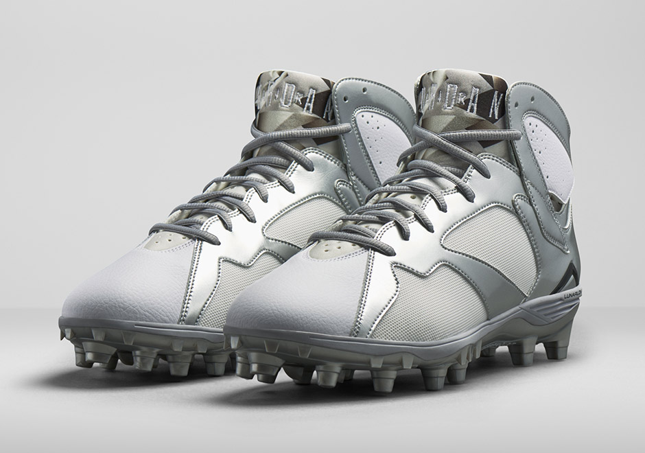 Air Jordan 7 Pe Cleats 2015 Season Michael Crabtree 3