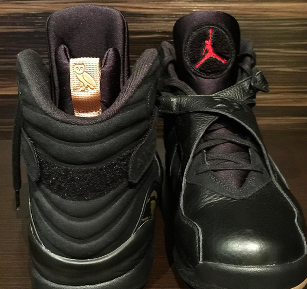 Air Jordan 8 Black Ovo Preview 2