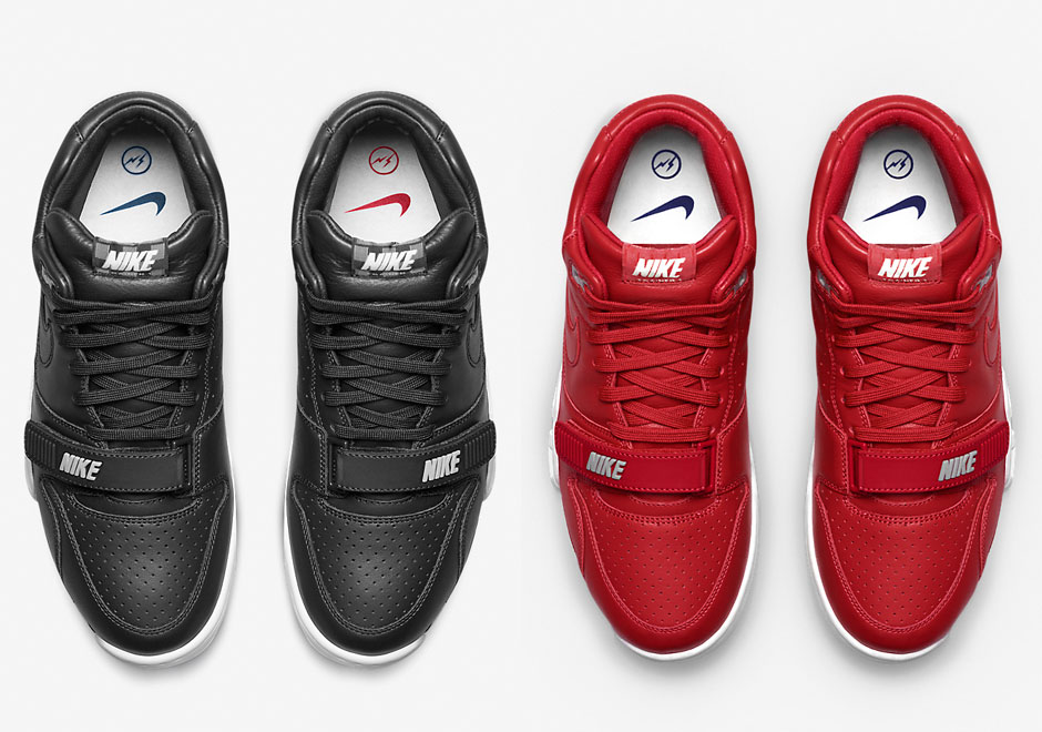 A Detailed Look At The 2 New fragment design x Nike Air Trainer 1s Revealed Today