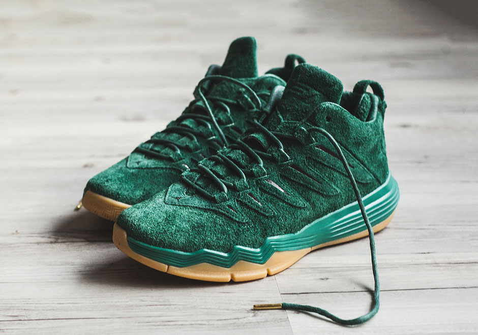 Jordan Cp3 9 Friends Family Gorge Green Suede 1