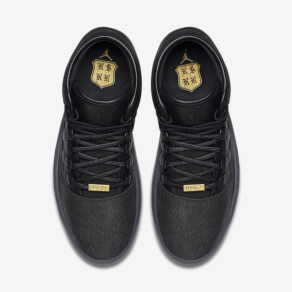 Jordan Westbrook 0 Black Gold Clear Sole 4