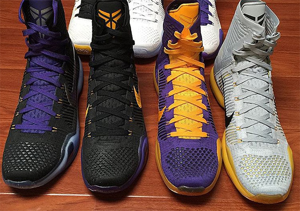 These Might Be Kobe’s Last Nike Kobe 10 PEs As A Los Angeles Laker