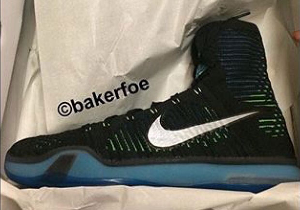 Kobe 10 Elite High Black Blue Volt 3