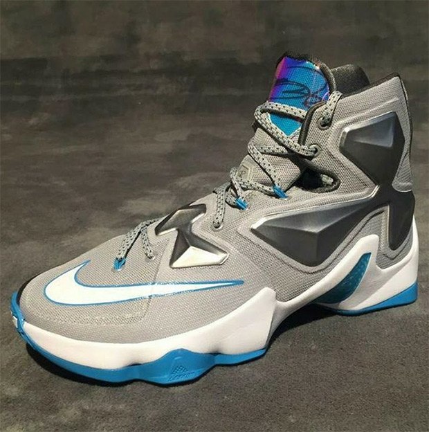 Lebron 13 Grey Blue Silver 1