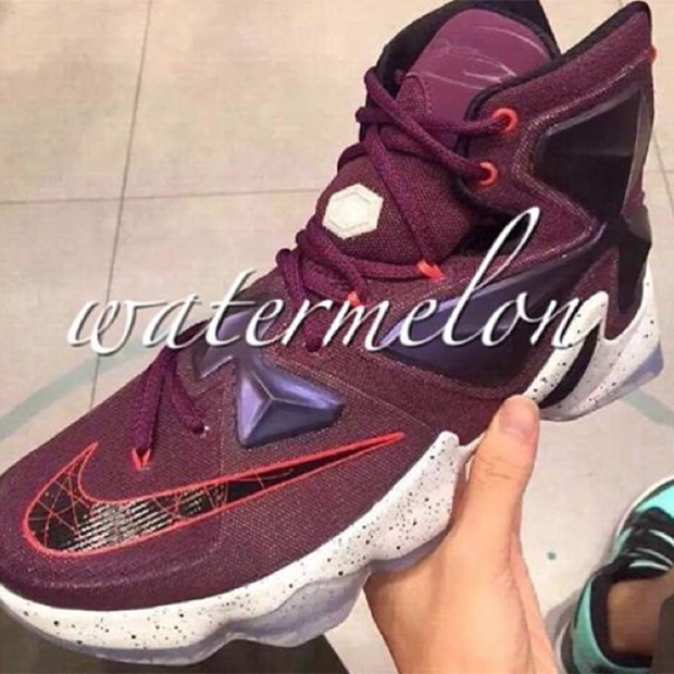 Lebron 13 Men Size First Look Medium Berry 2