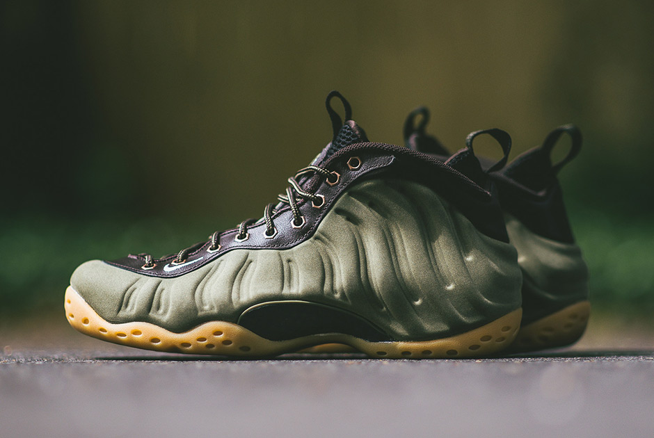 Nike Air Foamposite One Suede Olive Release Date Change 01