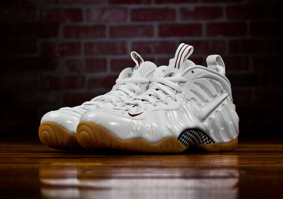 Nike Air Foamposite Pro White Gum Red 1