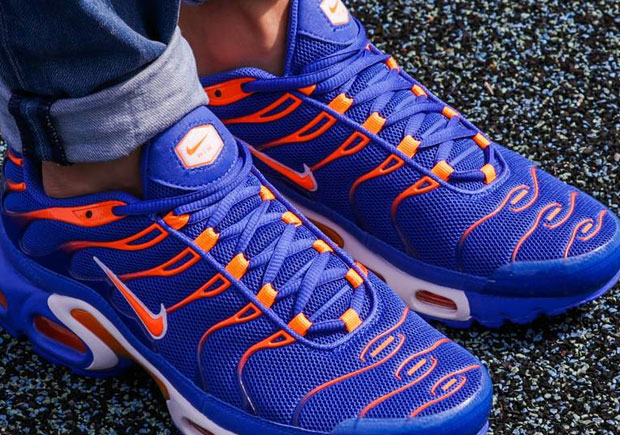 Nike Air Max Plus Blue Orange Knicks 1