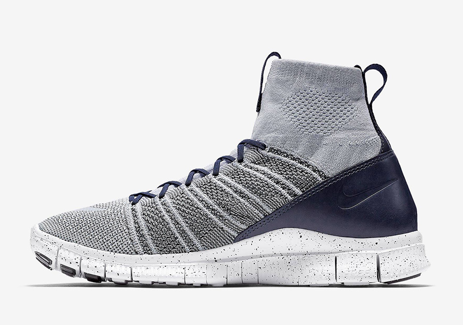 Nike Free Mercurial Superfly Grey Navy 5