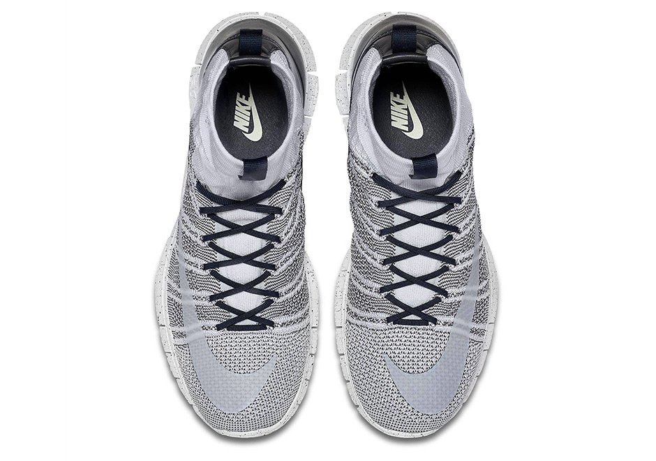 Nike Free Mercurial Superfly Grey Navy 6