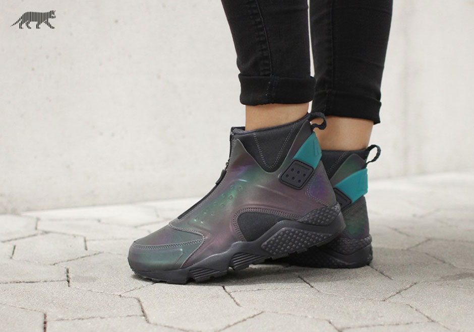 Nike Huarache Run Mid Prm Black Menta 3