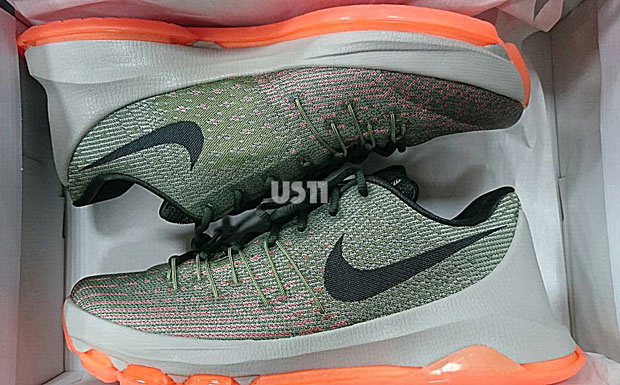 Nike Kd 8 Lunar Grey Squadron Green 2