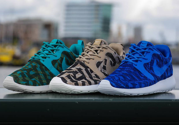 A Brand New Jacquard Print Appears On The Nike Roshe Run