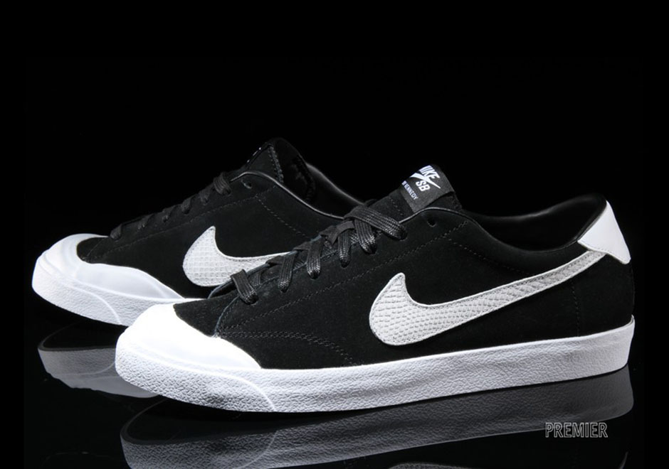Nike Sb Zoom All Court Ck Black White
