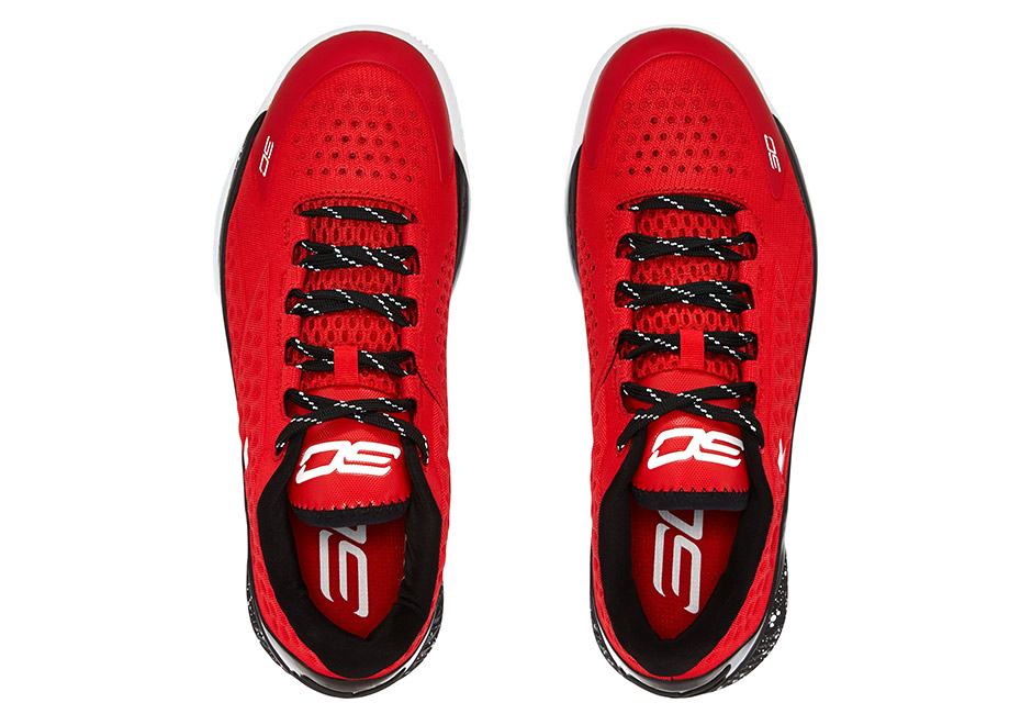 Ua Curry One Low Red Black 2