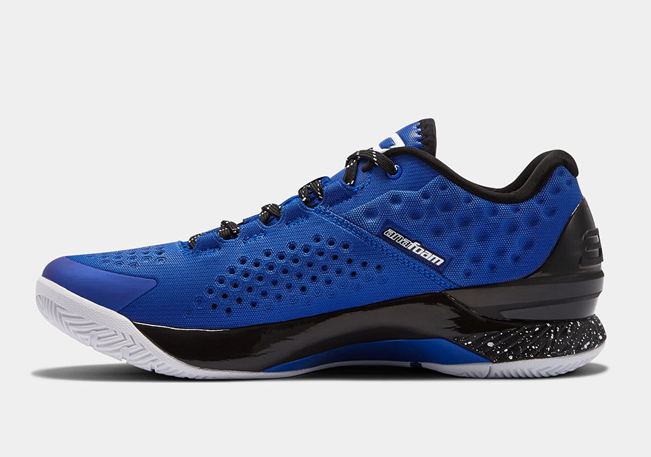 Ua Curry One Low Royal Black 1