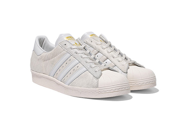 Zozotown Adidas Superstar White Pony Hair 5