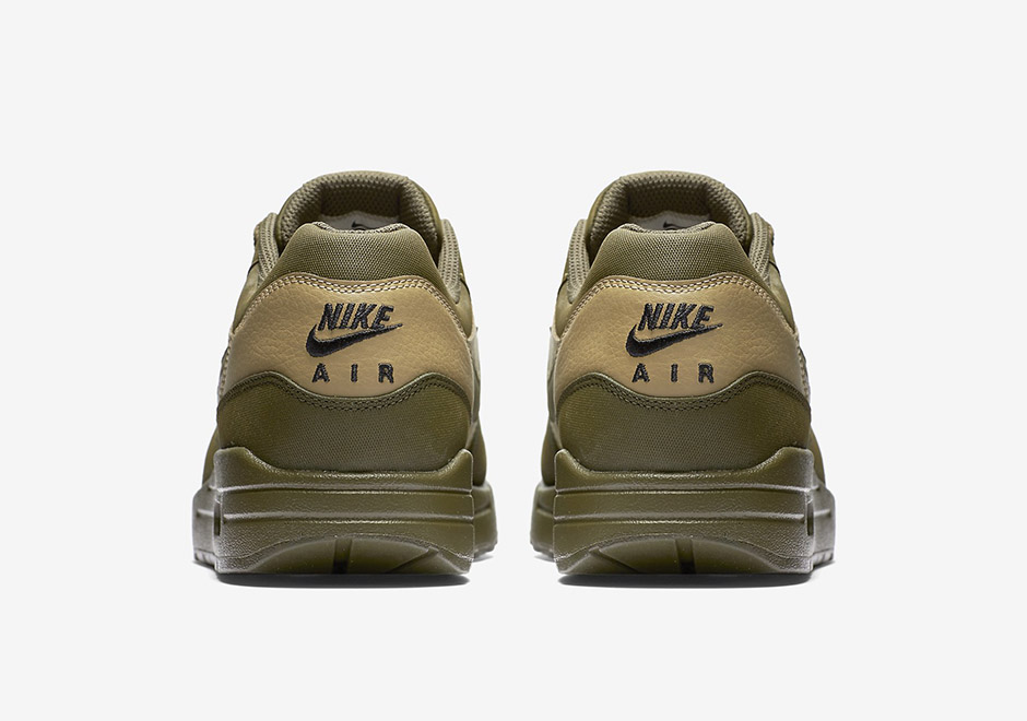 Nike Air Max 1 Ltr Premium 705282 300 Dark Loden Desert Camo 6