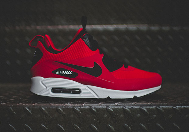 Nike Air Max 90 Winter Mid Red Black 3