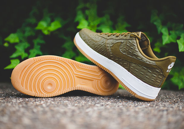 Nike Air Force 1 Croc Skin Green 6