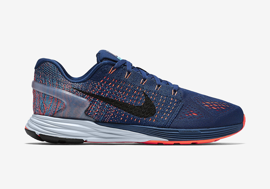 Nike Lunarglide 7 747355 404 Brave Blue Hyper Orange 1