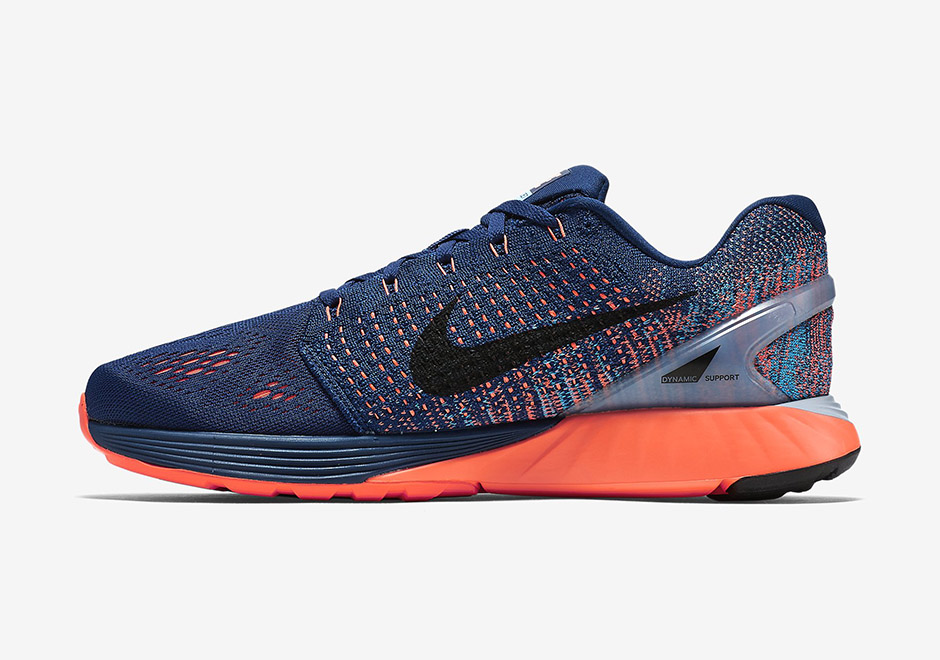 Nike Lunarglide 7 747355 404 Brave Blue Hyper Orange 3