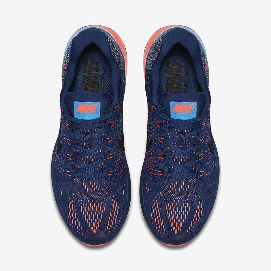 Nike Lunarglide 7 747355 404 Brave Blue Hyper Orange 4