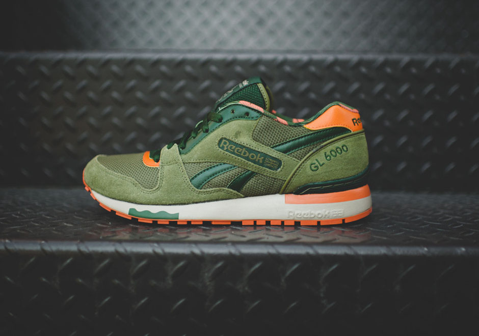 Reebok Gl6000 Green Orange