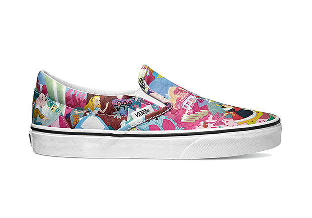 Vans Classic Slip On Alice In Wonderland Disney Adult