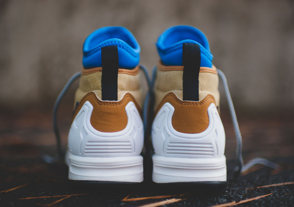 Adidas Zx Flux Winter Tan Blue White 04