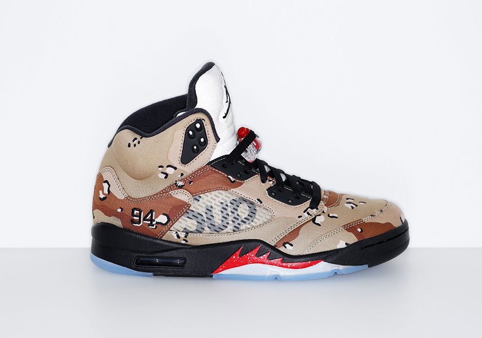 Air Jordan 5 Supreme Camo Release Date